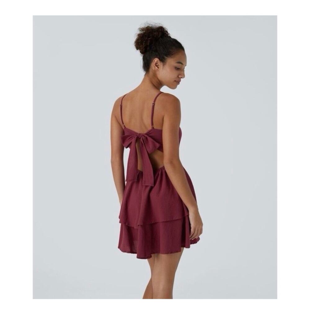 HALARA Set of 3 Red Dresses Size XL Burgundy - Picture 3 of 12